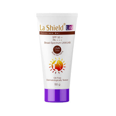 La Shield Lite Sunscreen Gel SPF 50+ PA+++ | For UVA/UVB Protection | Oil-Free