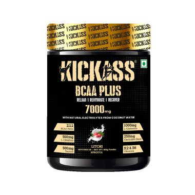 Kickass BCAA Plus 700mg Litchi Powder