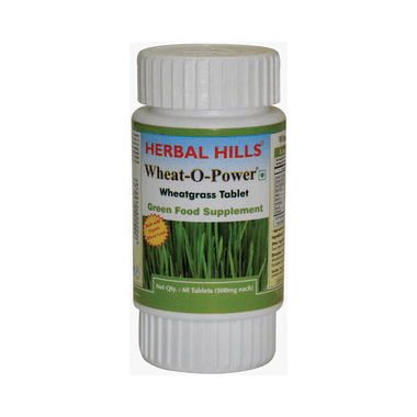 Herbal Hills Wheat-O-Power Wheatgrass 500mg Tablet