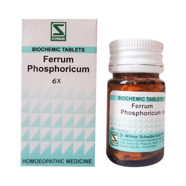 Dr Willmar Schwabe India Ferrum Phosphoricum Biochemic Tablet 6X