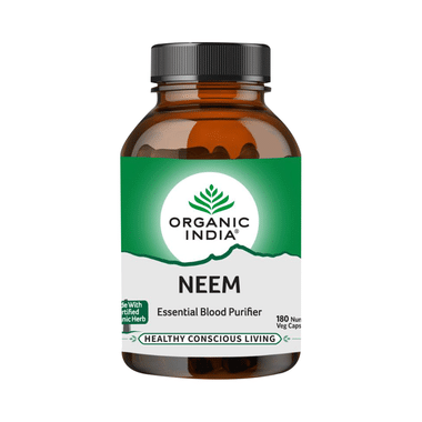 Organic India Neem Veg Capsule | Acts As Blood Purifier