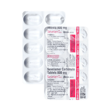 Sevelam 800 Tablet