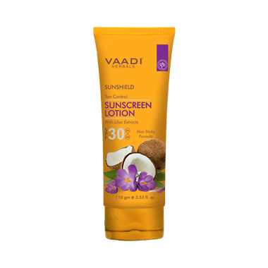 Vaadi Herbals Sunscreen Lotion SPF-30 With Lilac Extract