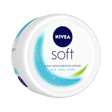 Nivea Soft Light Moisturiser For Face, Body & Hands | For All Skin Types