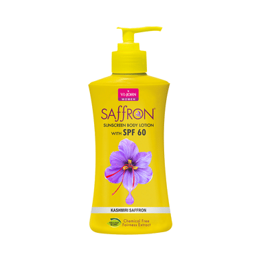 Vi-John Saffron Sunscreen Body Lotion With SPF 60 Kashmiri Saffron