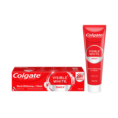 Colgate Visible White Toothpaste | Teeth Whitening Starts In 1 Week |