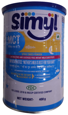 Simyl-MCT Spray Dried | For Lactose & Sucrose Intolerant Babies | Powder