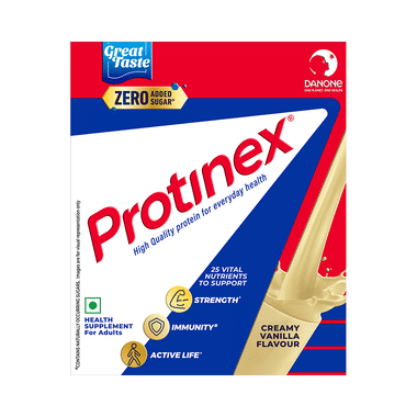 Protinex High Quality Protein | Nutritional Drink For Immunity & Strength | Powder Creamy Vanilla Zero Added Sugar