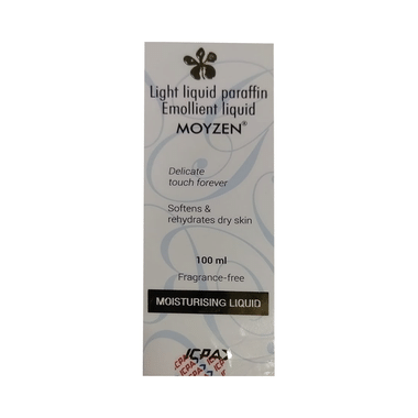 Moyzen Light Liquid Paraffin Moisturising Liquid | Softens & Rehydrates Dry Skin | Fragrance Free