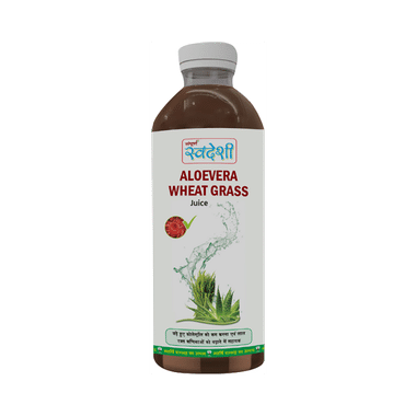 Sampuran Swadeshi Aloevera Wheat Grass  Juice