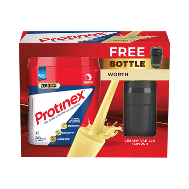Protinex High Quality Protein | Nutritional Drink for Immunity & Strength Zero Added Sugar Creamy Vanilla Powder