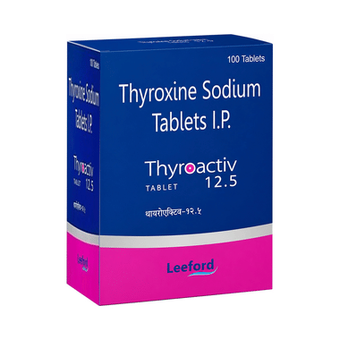 Thyroactiv 12.5mcg Tablet