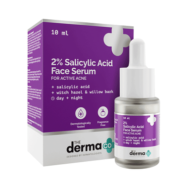 The Derma Co 2% Salicylic Acid Face Serum | For Active Acne