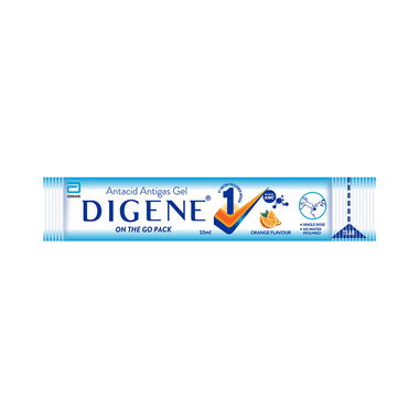 Digene Gel On The Go Stick Pack (10ml Each) Orange