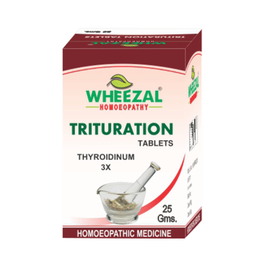 Wheezal Thyroidinum Trituration Tablet 3X