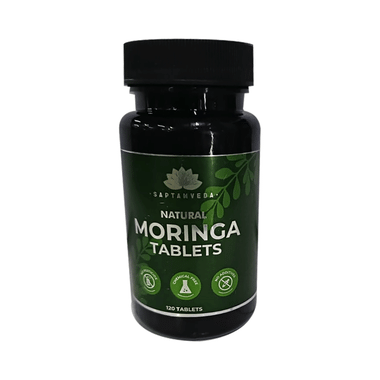 Saptamveda Organic Moringa Tablet (120 Each)