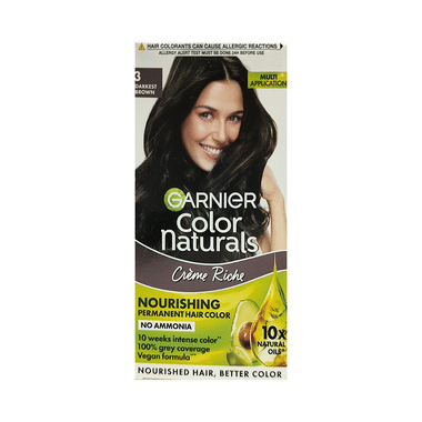 Garnier Color Naturals Creme Rich Hair Color Darkest Brown