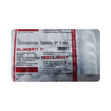 Glimibrit 1mg Tablet