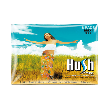 Hush Maxi Sanitary Pads With Wings XXL