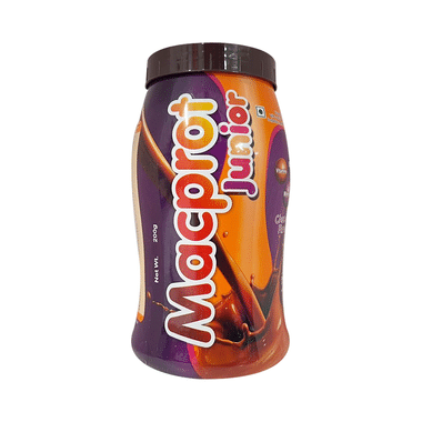 Macprot Junior With Vitamins, Minerals & Probiotics | Powder For Kids' Energy & Growth | Flavour Chocolate