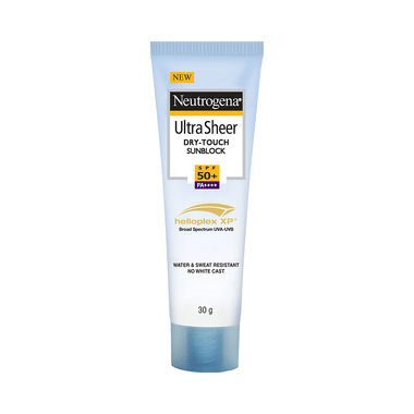 Neutrogena Ultra Sheer Dry-Touch Sunblock Sunscreen SPF 50+, PA+++ | UVA/UVB Protection | Water-Resistant