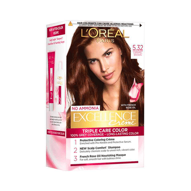 Loreal Excellence Creme Triple Care Color Caramel Brown