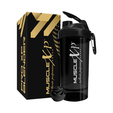 MuscleXP Pro XP Blender Gym Shaker Black