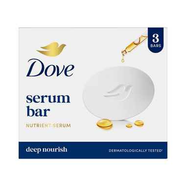 Dove Cream Beauty Bathing Bar For Nourished Skin (125gm Each)