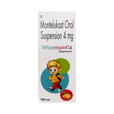 Wonmont 4 Oral Suspension Delicious Orange