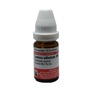 Dr Willmar Schwabe Germany Justicia Adhatoda Dilution 200