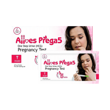 Alloes Prega5 One Step Urine (HCG) Pregnancy Test Kit