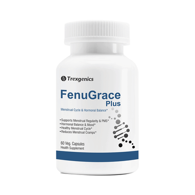 Trexgenics FenuGrace Plus Menstrual Cycle Support Veg Capsules