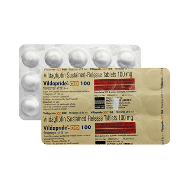 Vildapride-OD 100 Tablet SR
