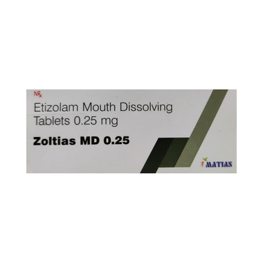 Zoltias MD 0.25 Tablet