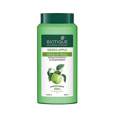 Biotique Bio Green Apple Fresh  Shine & Gloss Shampoo & Conditioner