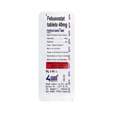 Febucare 40mg Tablet