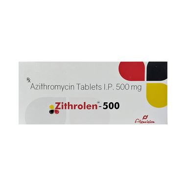 Zithrolen 500 Tablet