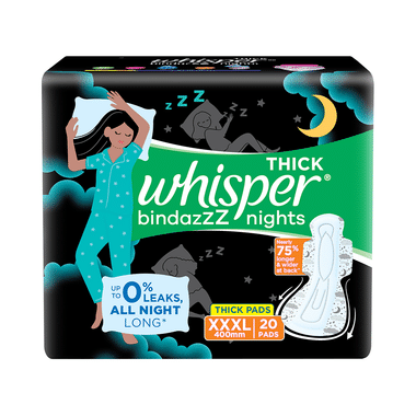 Whisper Bindazzz Nights Pads | Size XXXL