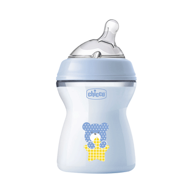 Chicco Natural Feeling 2M+ Feeding Bottle Blue