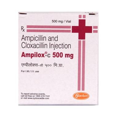 Ampilox C 500 mg/500 mg Injection