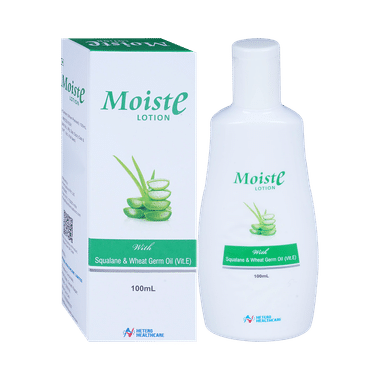 Moiste Lotion With Squalane & Wheat Germ Oil (Vitamin E)