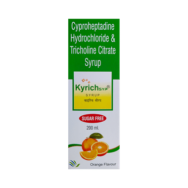 Kyrich Syrup Orange Sugar Free