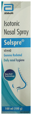 Solspre Isotonic Nasal Spray with Sodium Chloride | For Daily Nasal Hygiene