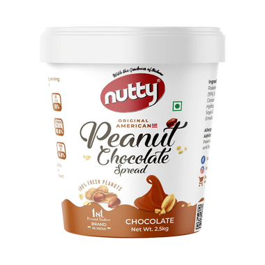 Nutty Original American Peanut Chocolate Spread