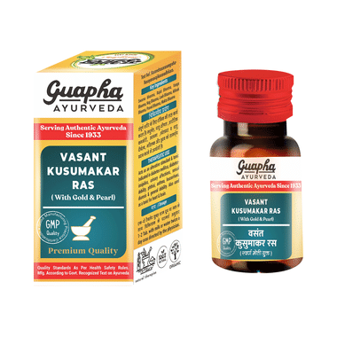 Guapha Ayurveda Vasant Kusumakar Ras (with Gold)