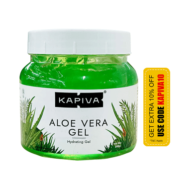 Kapiva Aloe Vera Gel  | Face & Hair | Hydrating, Moisturizing, Soothing| Multipurpose