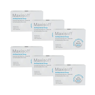 Maxisoft Antibacterial Soap (75gm Each)