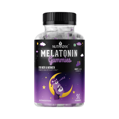 Nutrazee Melatonin Sleep Gummies For Men & Women Gummy