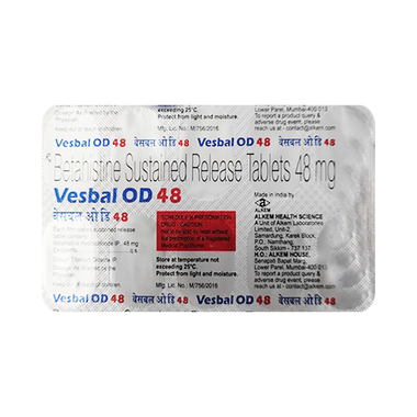 Vesbal OD 48mg Tablet SR