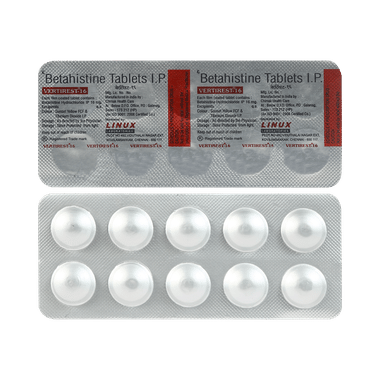 Vertirest 16mg Tablet
